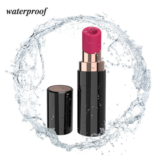 Discreet Suction Vibrator in Lipstick Design