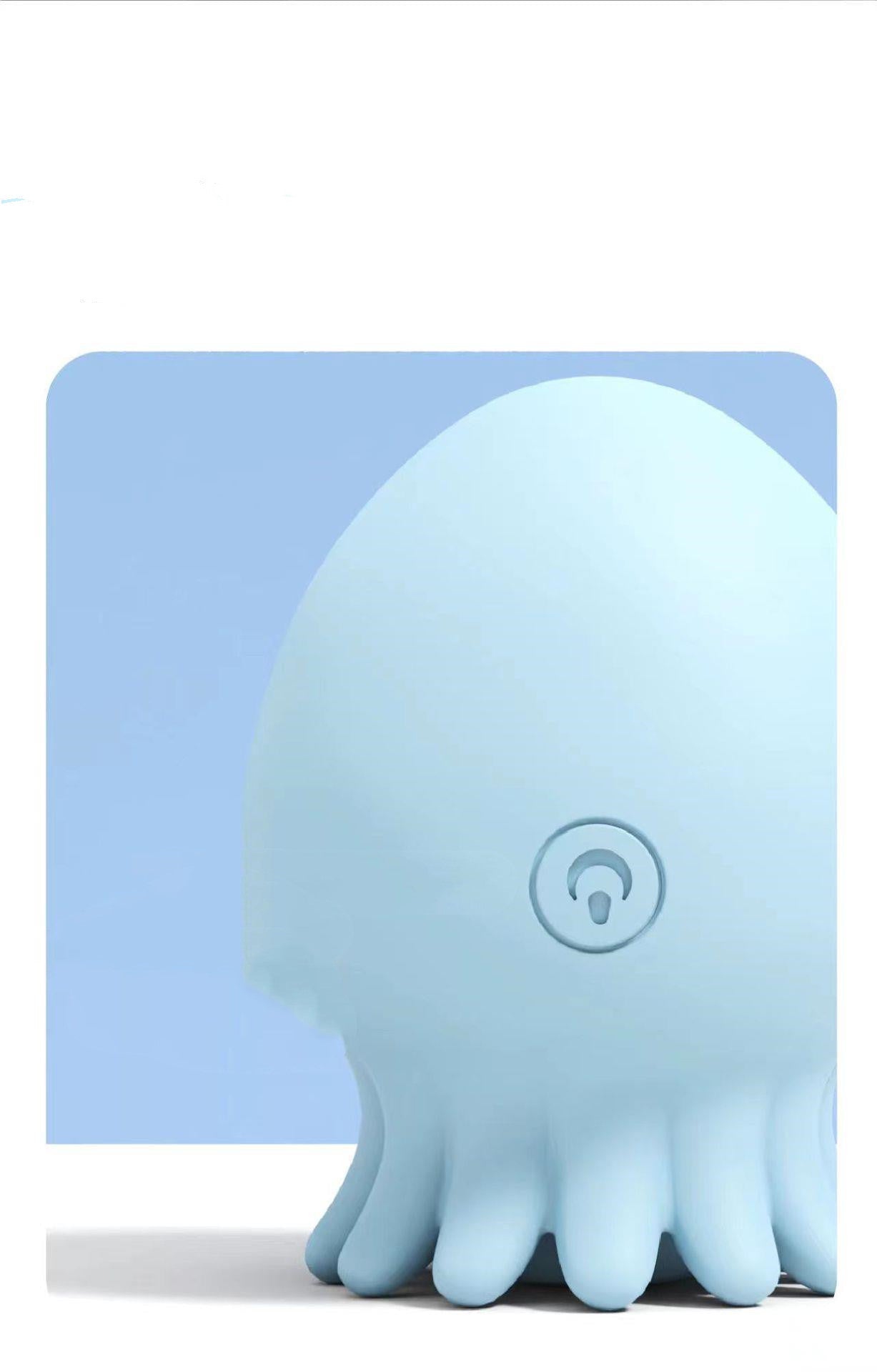 Octopus-shaped female suction vibrator