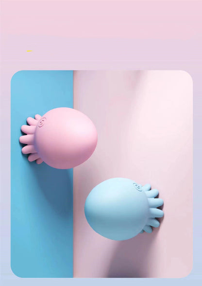 Octopus-shaped female suction vibrator