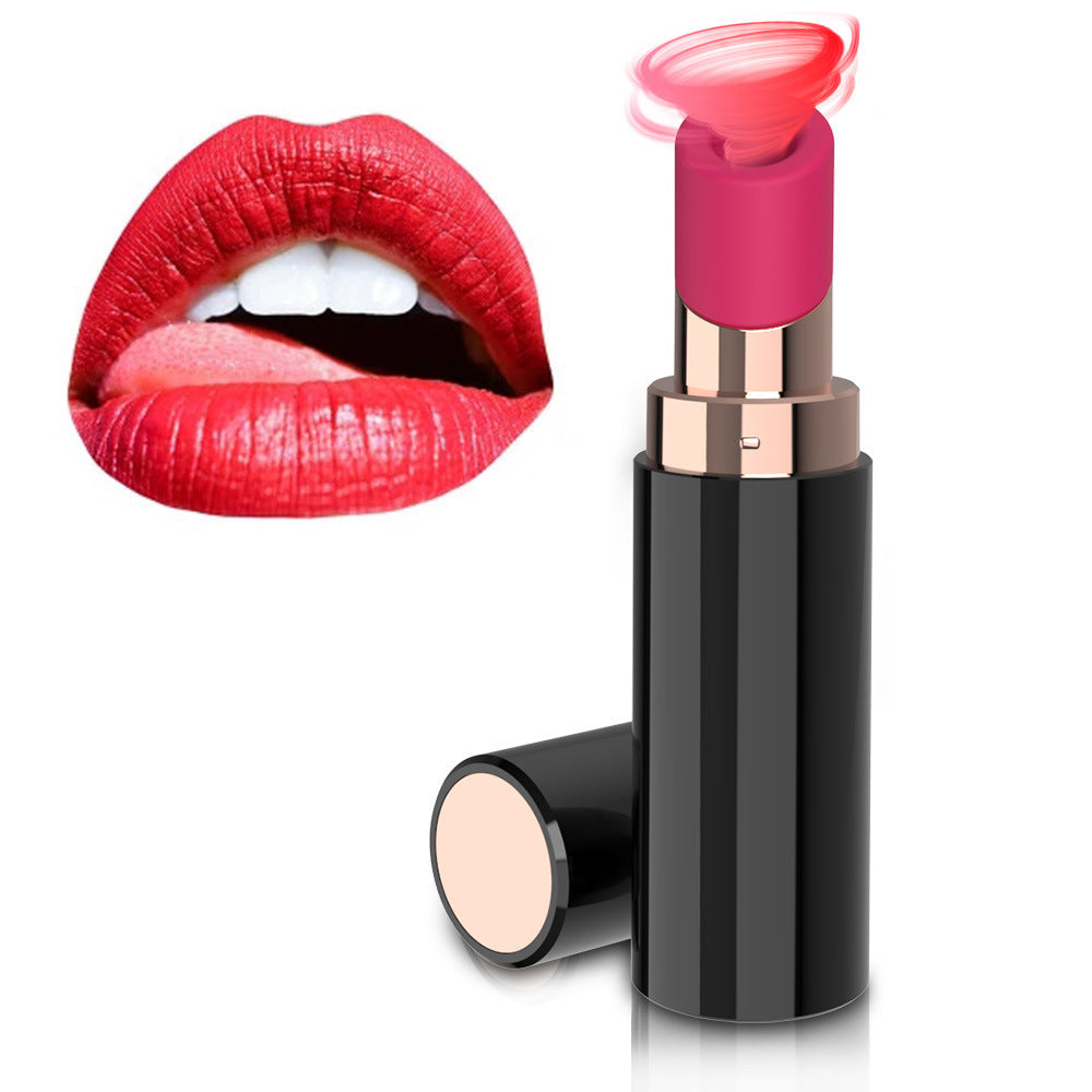 Discreet Suction Vibrator in Lipstick Design